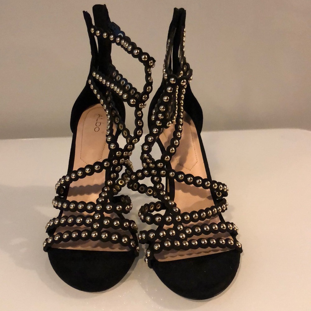 Gold studded Aldo Pumps worn once